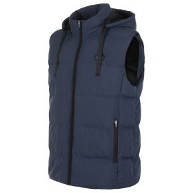 Helios- Paffuto Heated Vest- The Heated Coat (Color: Navy, size: Xl)