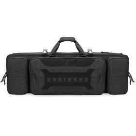 Tactical Rifle Case (Color: Black, size: 42")